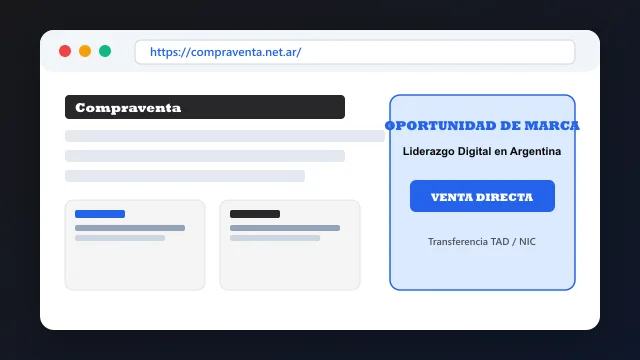 Modelo de aplicación comercial y proyectos digitales para compraventa.net.ar