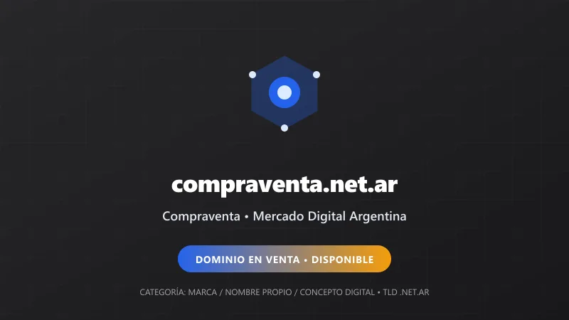 Identidad gráfica y activo digital para Compraventa en Argentina
